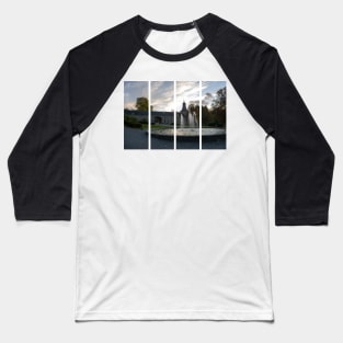 This Castle, during the Battle of the Bulge, housed the Headquarters of Major General Matthew B. Ridgway. Liege Province. Autumn sunny day Baseball T-Shirt